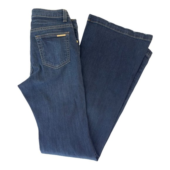 Michael Michael Kors  Classic 11" Wide Flared Jeans Women's Size 4 Y2K - Picture 3 of 12